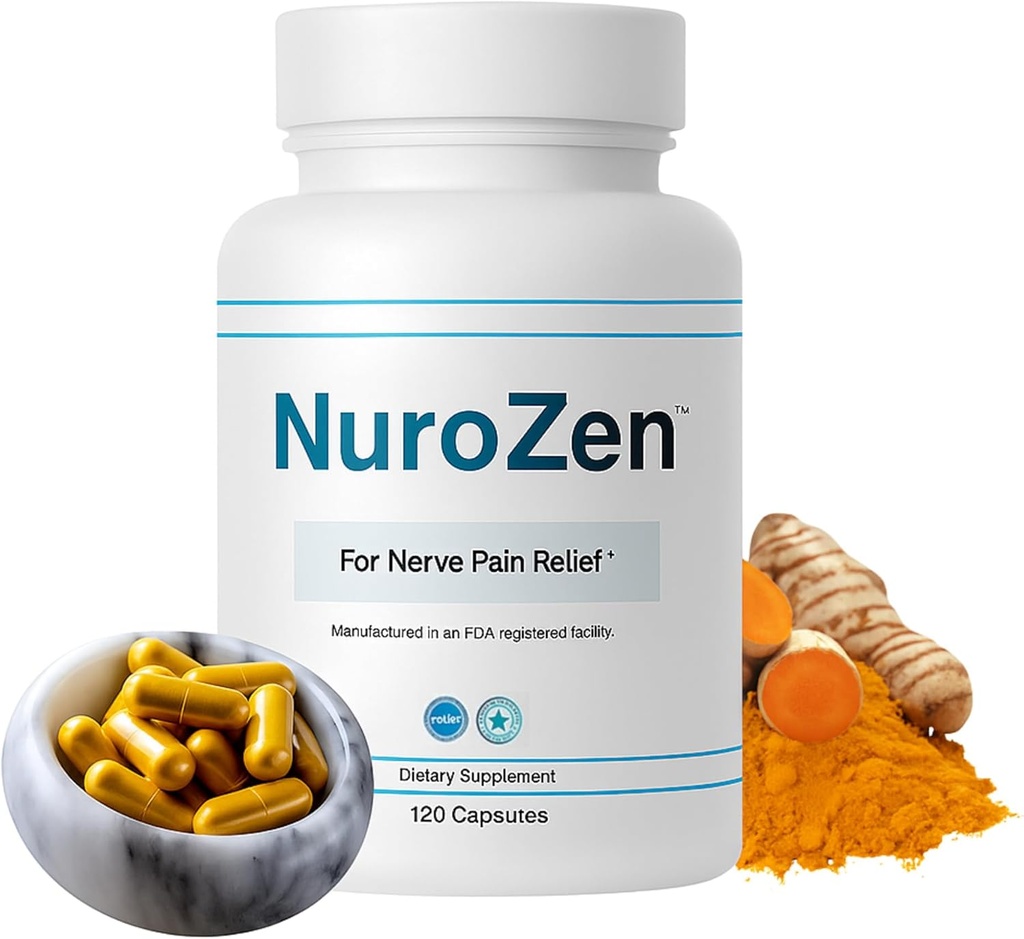 Συμπλήρωμα υποστήριξης νεύρων – Alpha Lipoic Acid, B1, B6, B12, Pureblend MSM, Turmeric – Advanced Neuropathy Support Formula for Nerve Health, Tingling & Discomfort Relief – 120 Κάψουλες