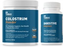 Dr. Tobias Digestive Enzymes and Colostrum Powder - Supports Nutrient Absorption, Digestive Comfort, and Immune Function