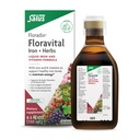 Floradix Floravital Liquid Iron & Vitamin Formula - Συμπλήρωμα υγρού σιδήρου με βιταμίνη C & Β & Β για την ενεργειακή υποστήριξη - Vegan, Gluten-free, Yeast-free & Non-GMO - 8.5 Fl Oz