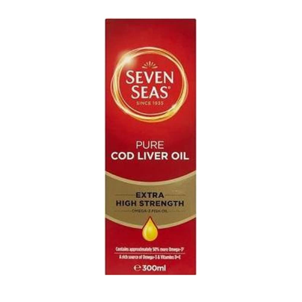 Επτά Θάλασσες Pure Cod Liver Oil Extra High Strength 300ml