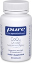 Pure Encapsulations CoQ10 120 mg - Συμπλήρωμα Συνένζυμου Q10 για την Υγεία της Καρδιάς, την Ενέργεια, τα Αντιοξειδωτικά, τον εγκέφαλο και τη Μνήμη Υγεία - Κυτταρική Υγεία, Γνωστική & Καρδιαγγειακή Υποστήριξη* - 60 Κάψουλες