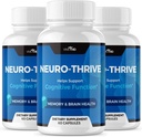 Bive MD Neuro Thrive Brain Supplement - Επίσημη Formula - Neuro Thrive PQQ, Neuro Thrive, Extra Strength with Ginkgo Biloba Extract, Siberian Ginseng Extract - (3 Pack)