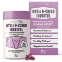 Legendairy Milk Pure Inositol Supplement - Myo Inositol και D-Chiro Inositol Κάψουλες - Ideal 40:1 Ratio - Ovarian & Fertility Υποστήριξη για τις γυναίκες - 30 Ημέρα προσφοράς