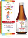 HealthBest Liquid Iron Syrup for Kids – Triple Action with Folic Acid and Zinc – Ενισχύει την αιμοσφαιρίνη, την όρεξη και την ανοσία – Χωρίς μεταλλική γεύση – 200ml συμπλήρωμα υγρού, ασφαλές & αποτελεσματικό