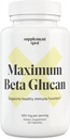 Maximum Beta-Glucan Supplement (60 Capsules – 400mg Per Serving) 1 3D Beta Glucan Immune Support Supplement – Ultra Potency Immune Booster