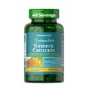 Puritan's Pride Turmeric Curcumin 1000mg, Standarized to 95% Cucuminoids, φυτικό συμπλήρωμα διατροφής για την υγεία των αντιοξειδωτικών, 120 καψάκια ταχείας απελευθέρωσης