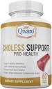 Choless Support Pro Health - Cholesterol & Lipid Management – Εμπλουτισμένο με εκχύλισμα Guggul και σκόρδο - Vegan και μη-GMO - Κατασκευασμένο στις ΗΠΑ – 60 κάψουλες