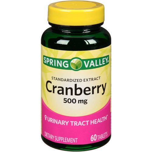 Spring Valley - Cranberry 500 mg, Standardized Extract, 60 δισκία