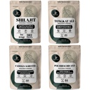 Σκόνες Ζούγκλας Βότανο Σκόνες Bundle - Shilajit σκόνη, Tongkat Ali για άνδρες σκόνη, μαύρο εκχύλισμα μυρμηγκιών σκόνη, Fadogia Agrestis εκχύλισμα για άνδρες συμπλήρωμα
