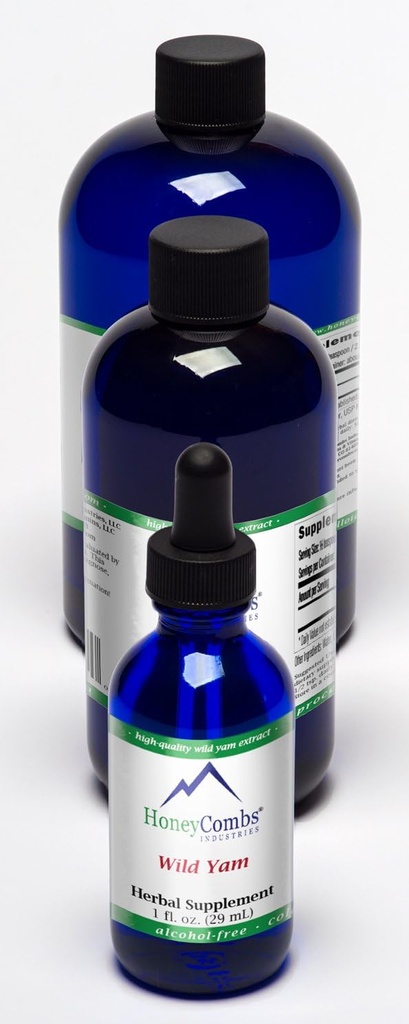 HoneyCombs Wild Yam – Υποστηρίζει την αναπαραγωγική υγεία των γυναικών, PMS ανακούφιση και περισσότερα – υγρό εκχύλισμα χωρίς αλκοόλ 8 Oz