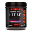 BEYOND RAW LIT Advanced Pre Workout Formula, Sweet and Tart, for Energy, Focus, Endurance, Pumps, with 300mg Rapid and Targeted Release Caffeine, Creatine, Betaine, Beta Alanine, Taurine, 20 Services
