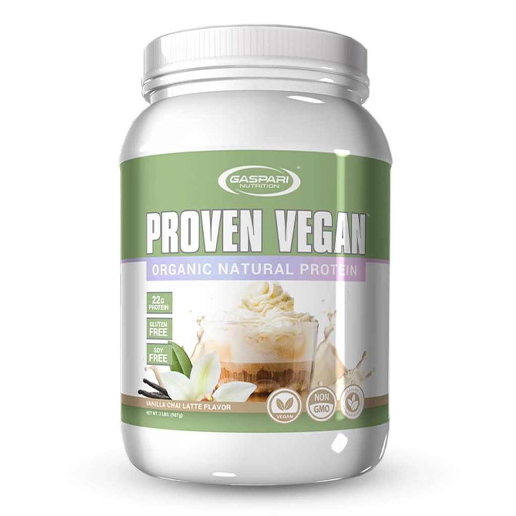 Γασπάρη Διατροφή Αποδεδειγμένη πρωτεΐνη Vegan, οργανική φυσική πρωτεΐνη, χωρίς γλουτένη, χωρίς σόγια, NON GMO (2lbs, Vanilla Chai Latte)