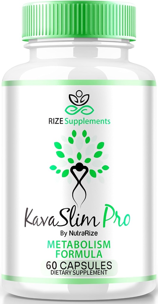Κάψουλες KavaSlim Pro - KavaSlim Pro για Προηγμένη Απώλεια βάρους, Όλα-Φυσικά Χάπια για Στόχευση Παχύ κοιλιάς, Kava Slim Pro Μέγιστη Υποστήριξη Παστίλια Κριτικές (60 Κάψουλες)