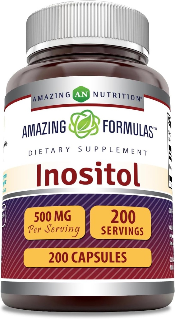 Amazing Formulas Inositol 500 mg 200 Κάψουλες συμπλήρωμα 