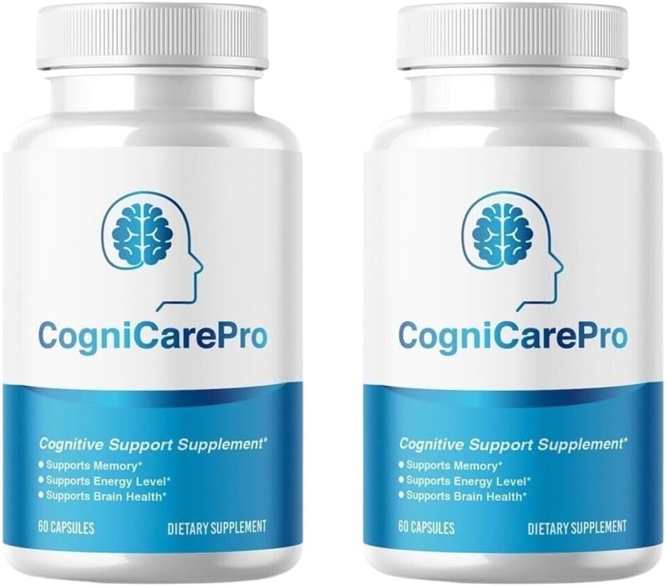 (2 Pack) Cogni Care Pro χάπια Booster εγκεφάλου για την υποστήριξη εγκεφαλική ομίχλη & απώλεια μνήμης 120