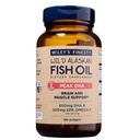 Wiley's Finest Wild Alaskan Fish Oil Peak DHA - 900mg EPA και DHA Omega-3s - 180 Softgels (90 εξυπηρετούν)
