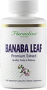 Paradise Herbs, Banaba Leaf, 12:1 Συμπυκνωμένο εκχύλισμα, 250 mg, Vegan, Χωρίς γλουτένη, μη ΓΤΟ, 180 κάψουλες