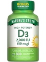 Nature's Truth Vitamin D3 2000 IU 