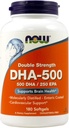 NOW Foods - Dha- 500Mg 180 Sgels (πακέτο του 2)