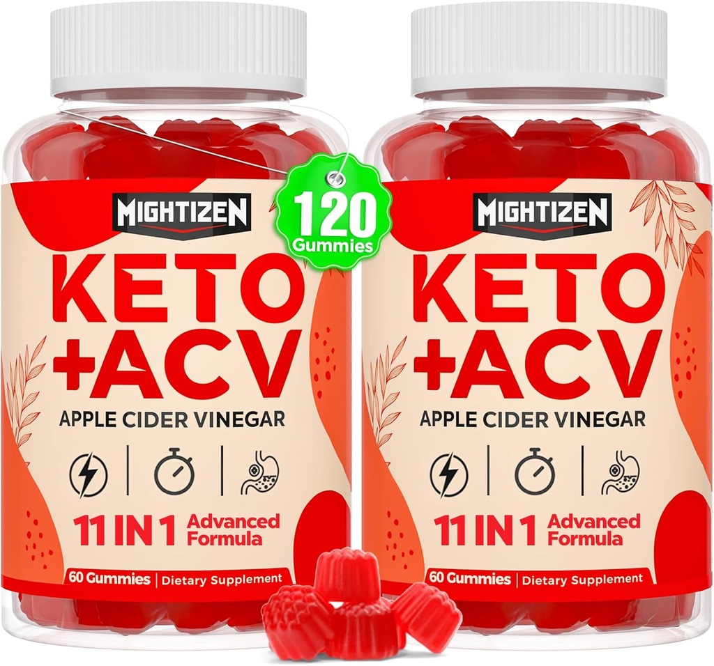 Μηλίτης μηλίτη, μέγιστη δύναμη Keto Acv Gummies με πράσινο τσάι, προβιοτικά, B12, B6, Keto Υποστήριξη, μηλίτη μηλίτη ξύσμα με τη μητέρα για Detox & Cleanse, Digetion & Gut, Vegan, 120 κόμητες