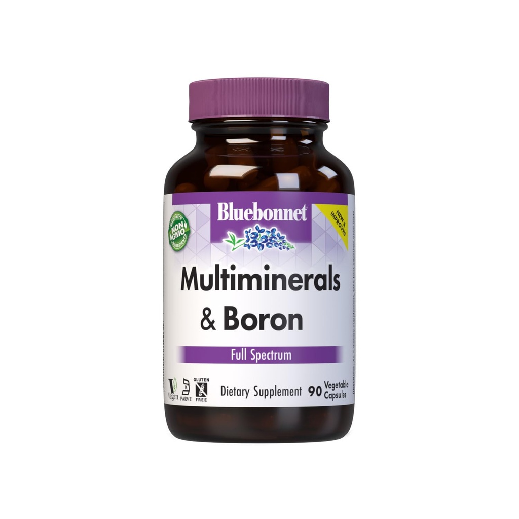 BlueBonnet Multi Minerals Plus Boron Vegetarian Κάψουλες, 90 Count (743715002104)