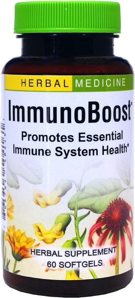 Βότανα Etc. Immunoboost - Βότανο συμπλήρωμα για την υποστήριξη του ανοσοποιητικού συστήματος - Immune Health Support with Echinacea Angustifolia, Astragalus & Calendula - Χωρίς γλουτένη - 60 Softgels (60 Servings)