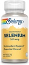 Solaray Selenium 200 McG Υψηλή ισχύς, 100 Ct