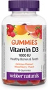 Webber Naturals Webber Natruals Βιταμίνη D3, 1000 Iu 90 κόμης