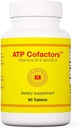 Optimox ATP Cofactors - Vitamin B Complex for Women and Men, Vitamin B2 and B3, 100mg Riboflavin and 500mg Niacin, High Potency Multivitamin Tablets for Energy Support - 90 Count