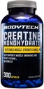BODYTECH Creatine Monohydrate Κάψουλες ένα Micronized ένα Υποστηρίζει μυϊκή δύναμη, μάζα, και αντοχή (300 κάψουλες)
