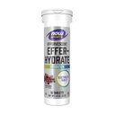 NOW Τρόφιμα Αθλητική Διατροφή, Αναβράζοντα Effer-Hydrate, Ηλεκτρολύτη Συμπλήρωμα, Ανάκτηση *, Μικτό μούρο, 10 δισκία