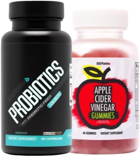 Sculpt Nation by V Scred Probiotics and Apple Cider Vinegar Gummies Bundle