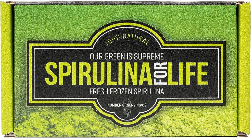 Spirulina 7 Stick Pack 7 Ημέρα προσφοράς Spirulina Live Flash Κατεψυγμένα 100% καθαρός καλλιεργείται σε Alkaline νερό αυξάνεται, συγκομίζεται και κατεψυγμένα στις ΗΠΑ πιο πλήρη σούπερ τρόφιμα και φυσική πολυβιταμίνη