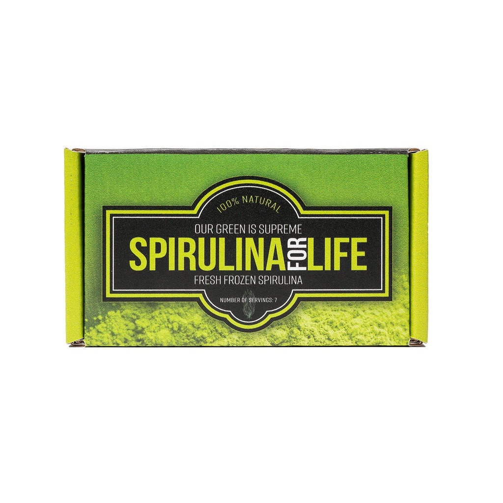 Spirulina 7 Stick Pack 7 Ημέρα προσφοράς Spirulina Live Flash Κατεψυγμένα 100% καθαρός καλλιεργείται σε Alkaline νερό αυξάνεται, συγκομίζεται και κατεψυγμένα στις ΗΠΑ πιο πλήρη σούπερ τρόφιμα και φυσική πολυβιταμίνη