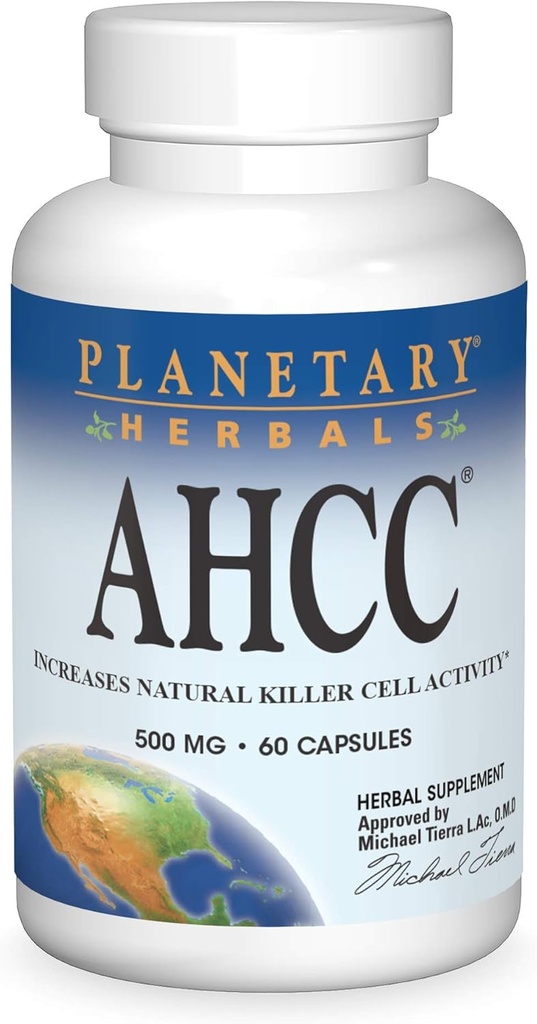 Πλανητικά βότανα AHCC 500mg - 60 κάψουλες