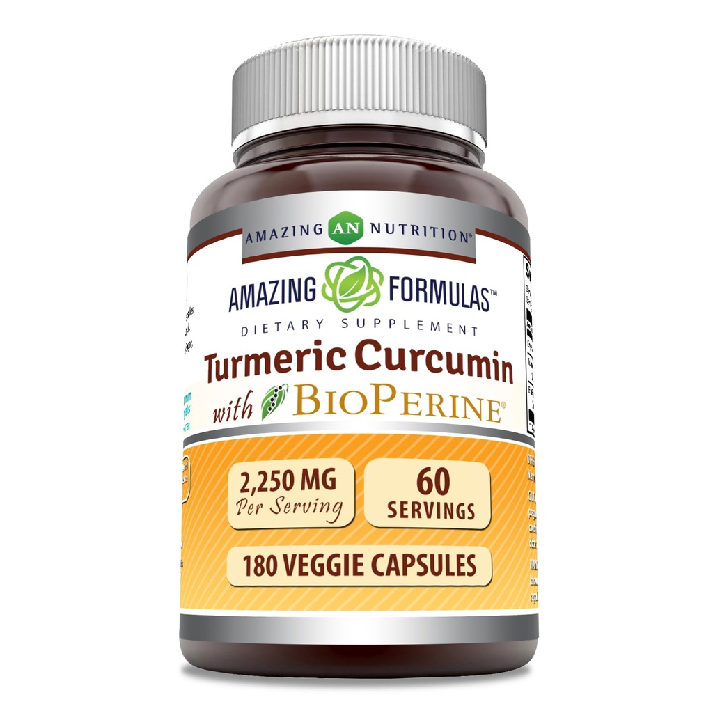 Amazing Formulas Turmeric Curcumin with Bioperine Supplement 
