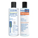 Eczema Shampoo & Conditioner (Combo Pack) - Flare Control Scalp & flase Θεραπεία ανακούφισης που προστατεύει, ενυδατώνει και επιδιορθώνει το δέρμα από DermaSolve - Παιδιά & Ενήλικες - Στεροειδές Δωρεάν