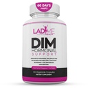 DIM Complex 150mg Ορμονική Υποστήριξη Εμμηνόπαυση συμπλήρωμα ανακούφισης για Hot Flashes & Ορμονική Ακμή ανακούφιση Βιοπερίνη, Μπρόκολο & Οιστρογόνο Μεταβολισμός εξισορρόπηση χάπια για γυναίκες 60 κάψουλες από LadyMe