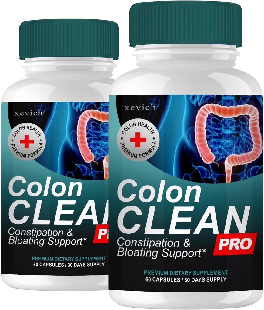 Colon Clean Pro - Colon Clean Pro Premium Συμπλήρωμα Διατροφής (2 Συσκευασία, 120 Κάψουλες)
