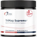 Σχέδια για την Υγεία TriMag Supreme Powder - 300mg Τριπλό ποτό μαγνησίου - Μπορεί να υποστηρίξει την υγεία της καρδιάς & την ενέργεια - Ορός μαγνησίου, Γλυκεροφωσφορικό + Διγλυκινικό Χηλικό (30 μερίδες / 150g)