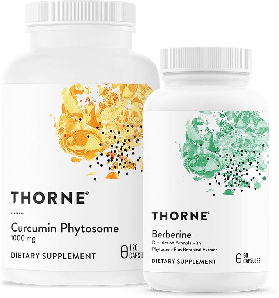 THORNE - Συνολική Wellness Bundle - Curcumin Phytosome & Berberine - 30 έως 60 Υπηρεσίες