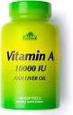 ALFA VITAMINS - Βιταμίνη A - Λιπαρέλαιο ψαριών 10.000 IU - Ημερήσιο συμπλήρωμα διατροφής βοηθά στην υποστήριξη της όρασης, του δέρματος και του ανοσοποιητικού συστήματος - 100 Softgels