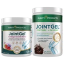 Purity Products Bundle - JointGel (Berry Powder) + JointGel (Super Chocolate Powder) Bioactive Collagen Peptides + MSM - Supports Joint Function and Flexibility While Fortifying Joint Cartilage