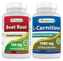 Best Naturals Beet Root Powder 500 Mg & L-Carnitine 1000mg