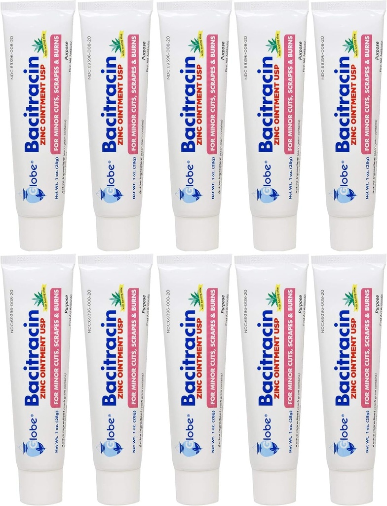 Globe Bacitracin Zinc Ointment 1 oz 