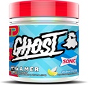 GHOST Gamer: Ενέργεια και Focus Υποστήριξη Φόρμουλα - 40 εξυπηρετούν, Sonic Ocean Water - Nootropics & Natural Caffeine για την προσοχή, την ακρίβεια και τον χρόνο αντίδρασης - Vegan, χωρίς γλουτένη
