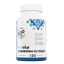 PlantVital Magnesium Glycinate 200mg 120 Κάψουλες - Υψηλή Απορρόφηση, Μη ΓΤΟ, Vegan, Gluten-free - Υποστηρίζει φυσιολογικό ύπνο, μυών & νεύρων λειτουργία, κανονική καρδιά & υγεία των οστών, Βοήθεια αίσθηση ηρεμίας & χαλάρωσης