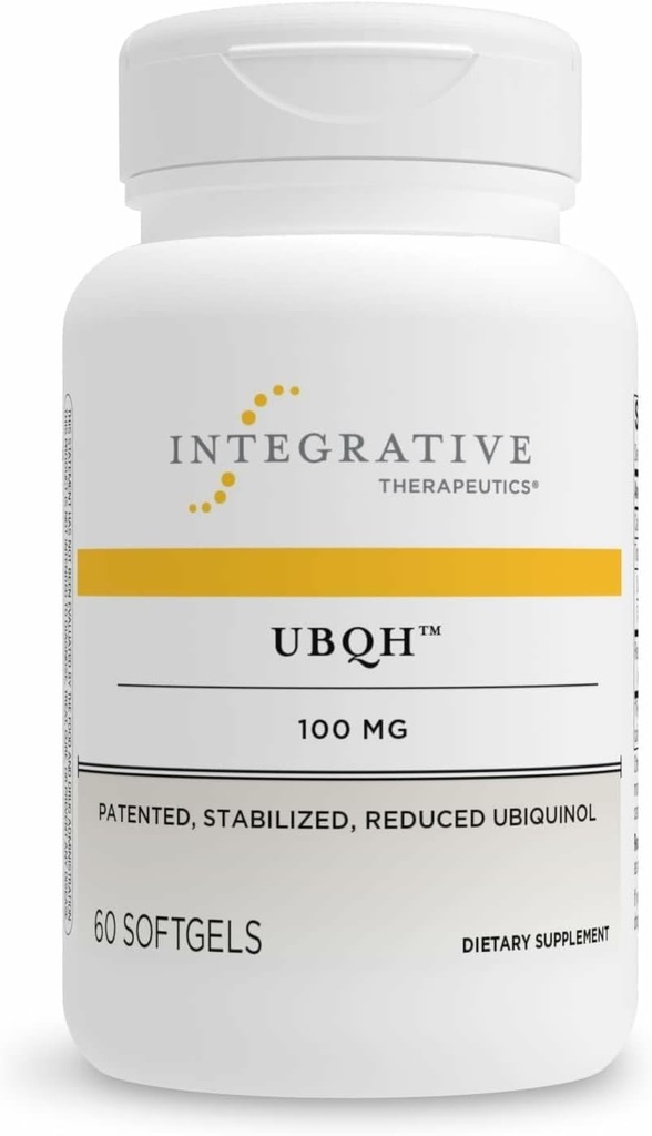 Ολοκληρωτικά Θεραπευτικά UBQH (100 mg) - Συμπλήρωμα Υποστήριξης Κυτταρικής Ενέργειας* - Γαλακτοκομικά Χωρίς - 60 Softgels (60 Services)