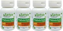 Triphala Forte Capsules 500 mg. 60 Veg. Capsule | Amalaki, Haritaki, Bibhitaki Extract Capsules for Men and women | Ayurvedic Herbal Supplement/Remedies | 10:1 Forte (4 Bottles of 60 Capsules)