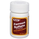 Rugby Ferrous Sulfate 325mg δισκία - Συμπλήρωμα σιδήρου για γυναίκες και άνδρες - 100 Count (1 Συσκευασία)